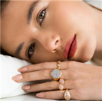 Anello Rue des Mille Donna in Argento ANZ-014 M3 AU - ANZ-014 M3 AU